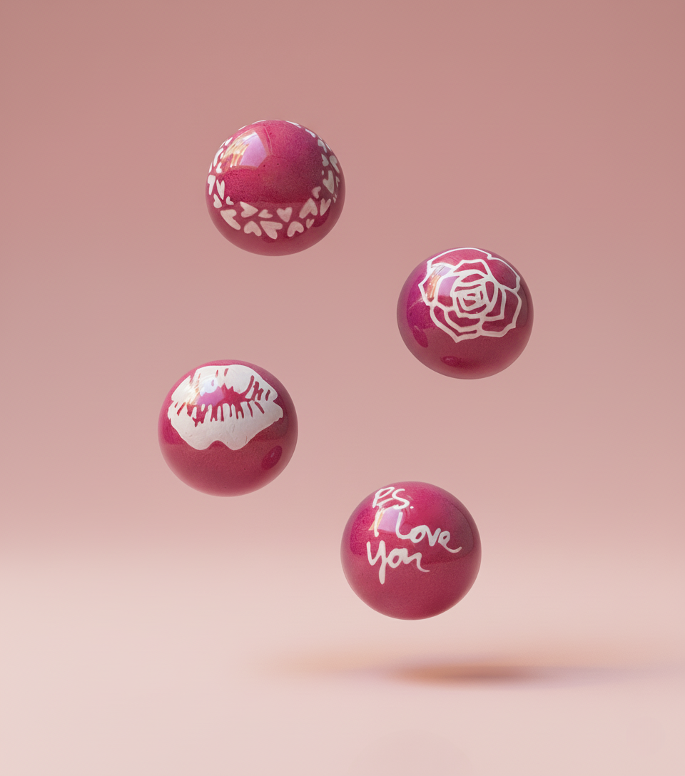 LOVE - Siliconas para Stamp de bombones x Andrey Dubovik