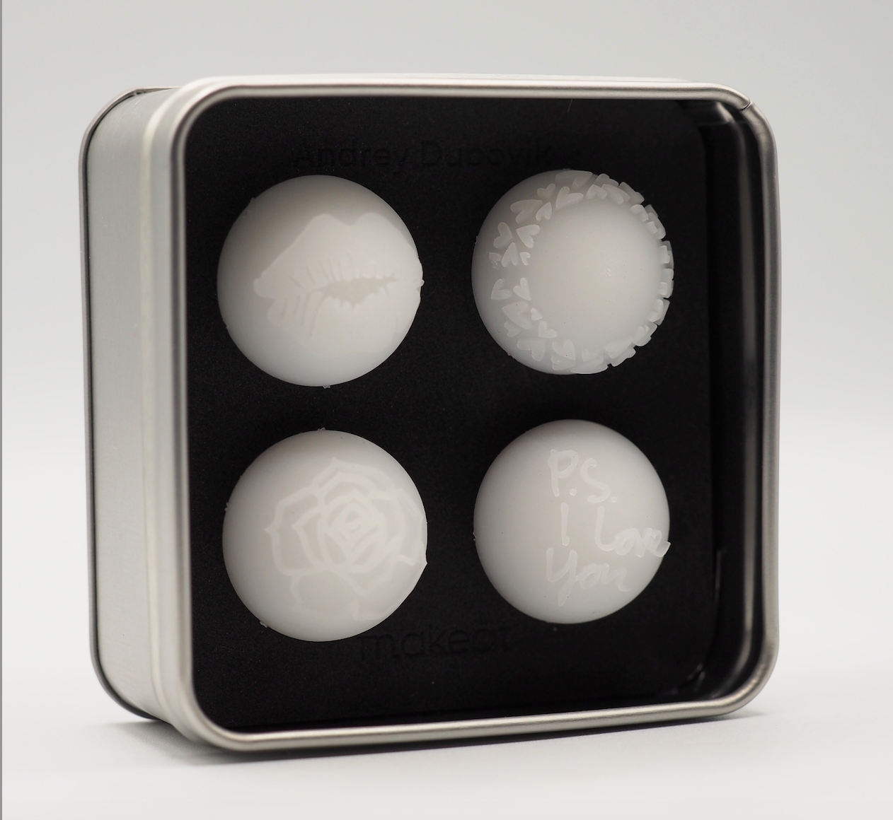 LOVE - Siliconas para Stamp de bombones x Andrey Dubovik