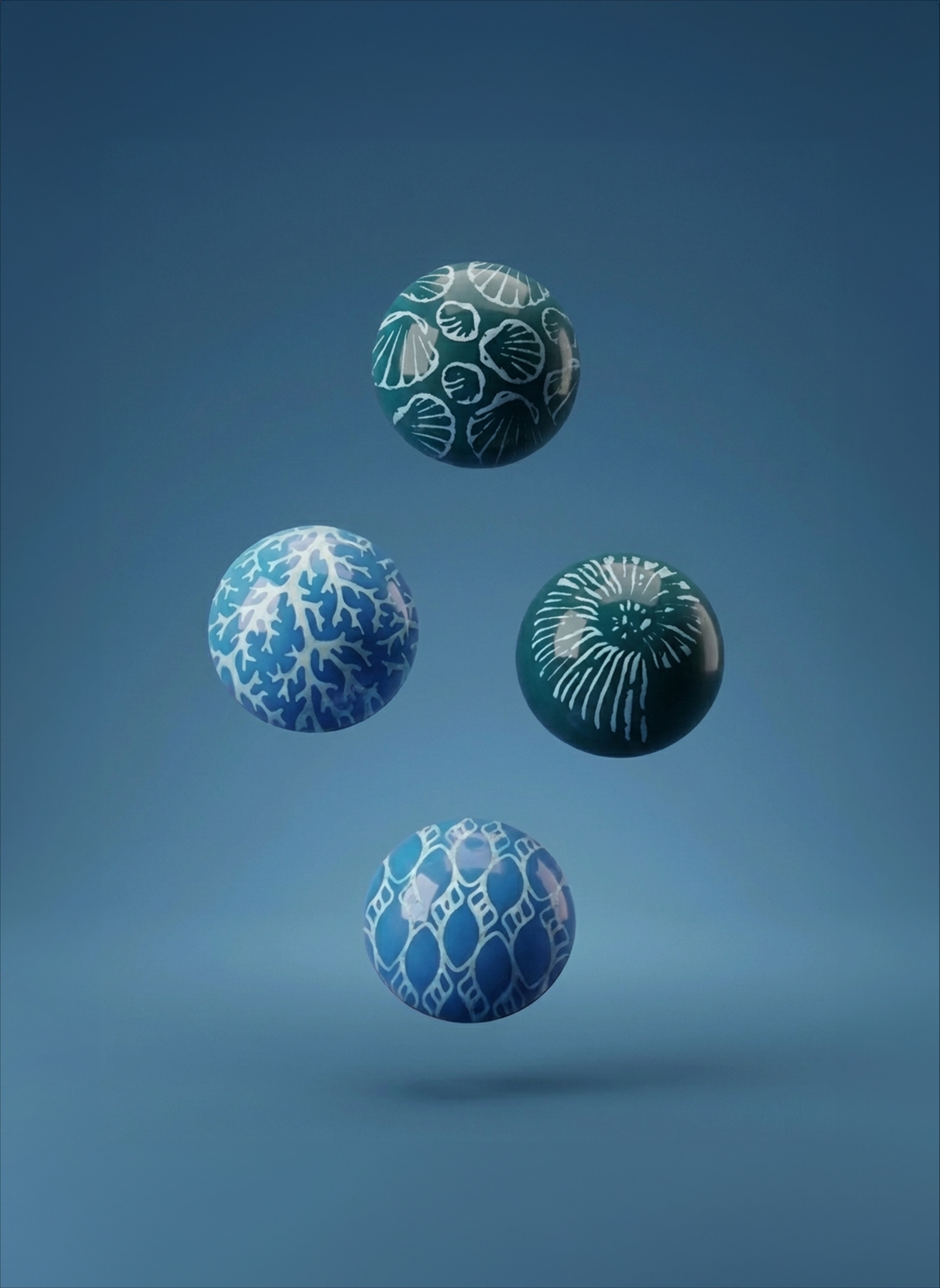 OCEAN - Siliconas para Stamp de bombones x Andrey Dubovik