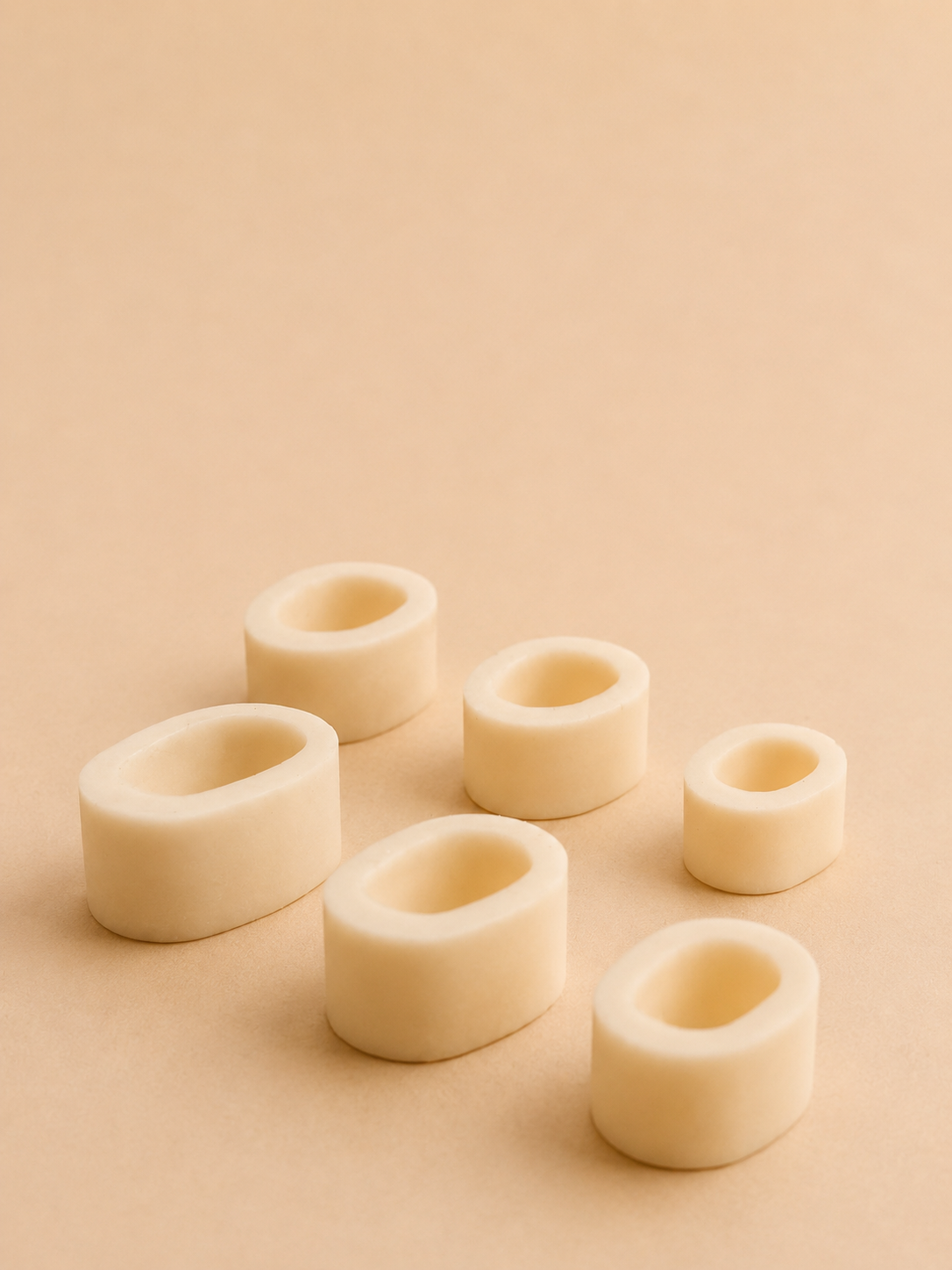 Set of 6 Sugar Modeling Molds (S, M, L) by Carlos Lischetti