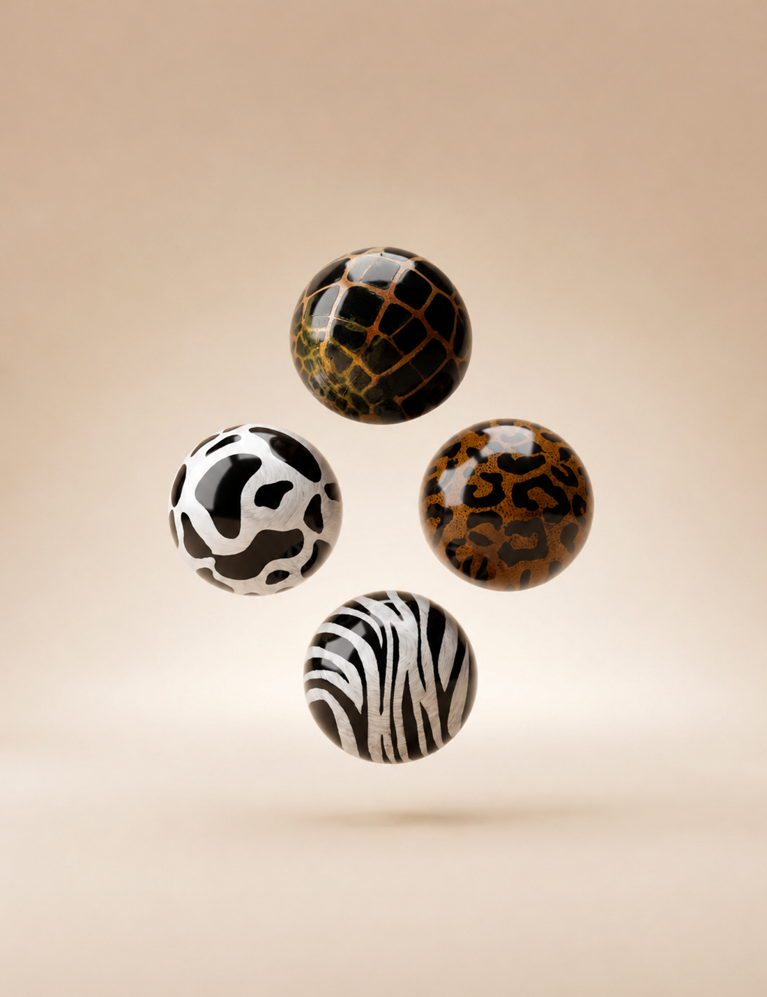 ANIMAL PRINTS - Siliconas para Stamp de bombones x Andrey Dubovik